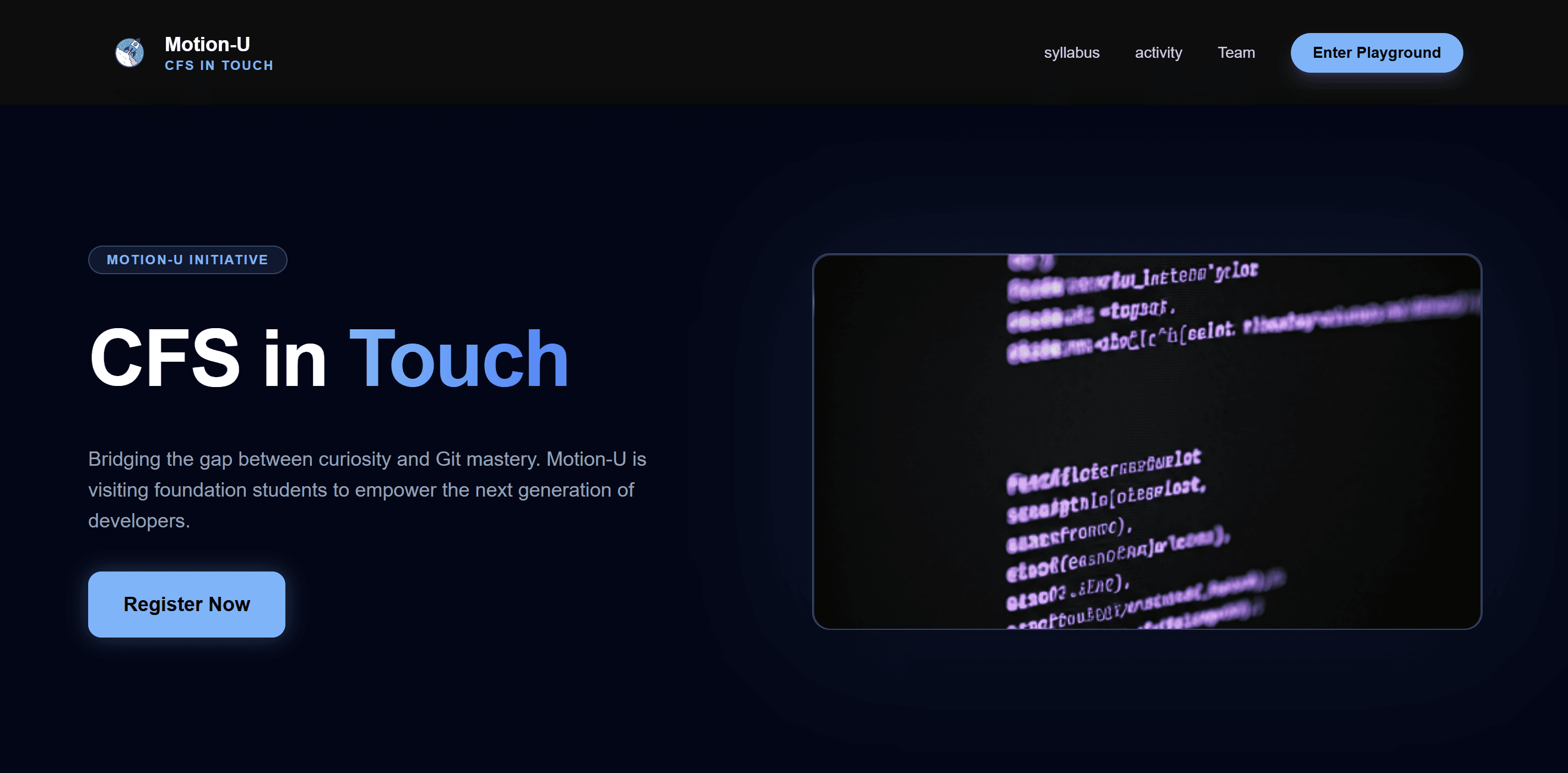 CFS in Touch